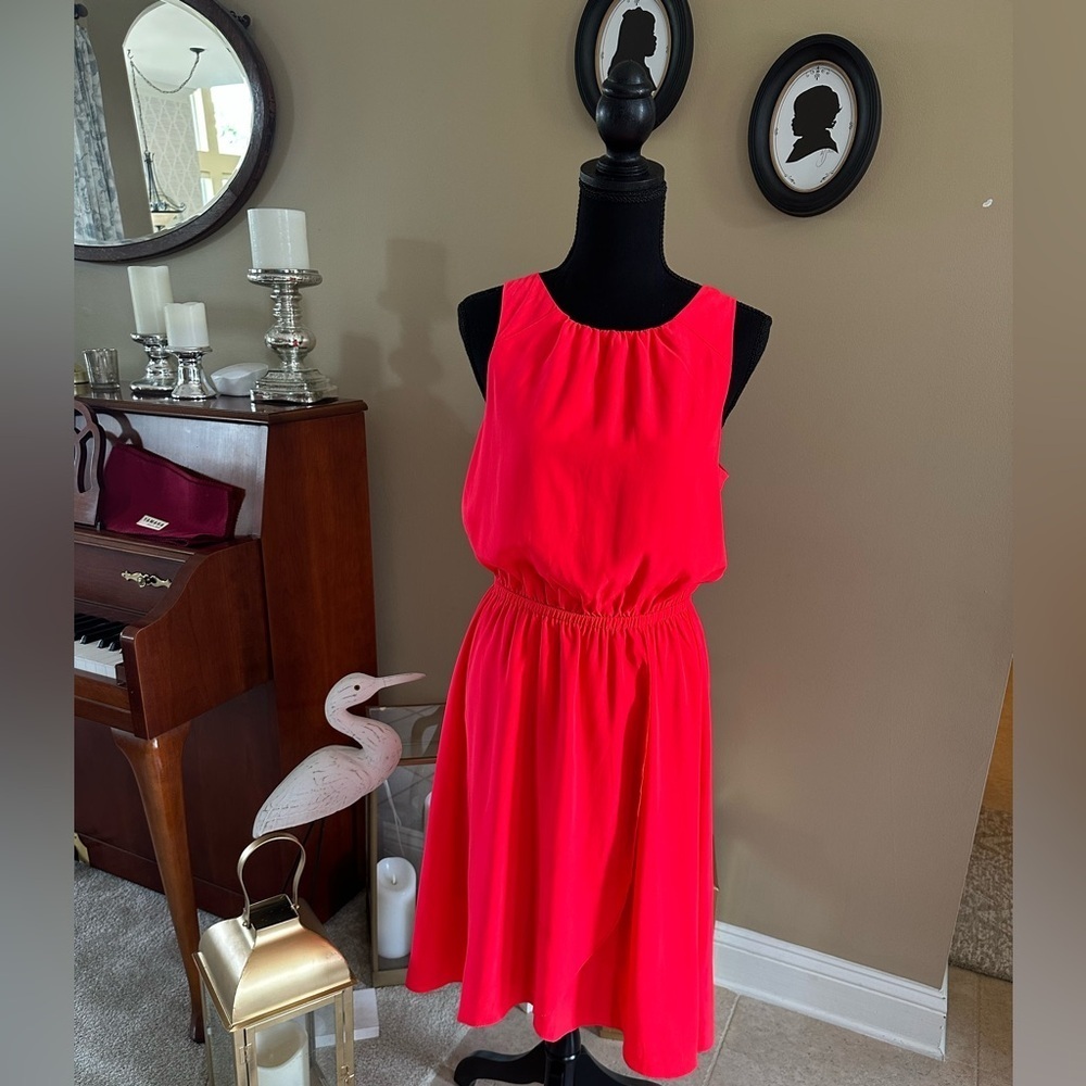 Athleta Martinique Vibrant Pink Sleeveless Dress